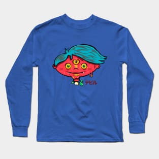 Little Devil Face Long Sleeve T-Shirt